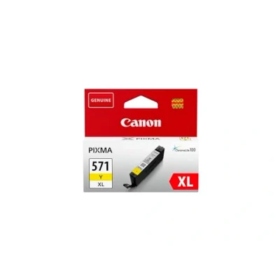 Abbildung von Canon Originaltinte CLI 571XL Y, Größe XL, Gelb, Recyclebare Verpackung
