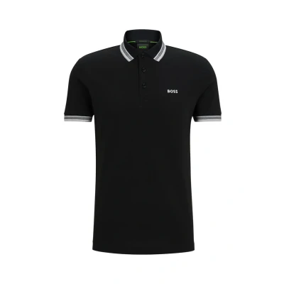 Abbildung von BOSS Paddy Poloshirt, Herren, Größe: Small, Black