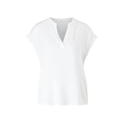 Abbildung von s.Oliver Damen 120.11.899.12.130.2112033 T Shirt, 0100 weiß, M