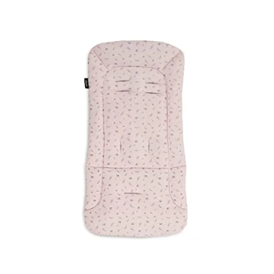 Abbildung von Hauck Universal Sitzauflage für Buggys, Kinderwagen, Fahrradanhänger, Baumwolle, Atmungsaktiv, Weich, Einfache Befestigung ,Sommer &amp; Winter, Flowers Rose