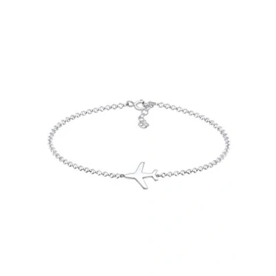 Abbildung von Elli Airplane Armband, Damen, Größe: 16, Silver coloured