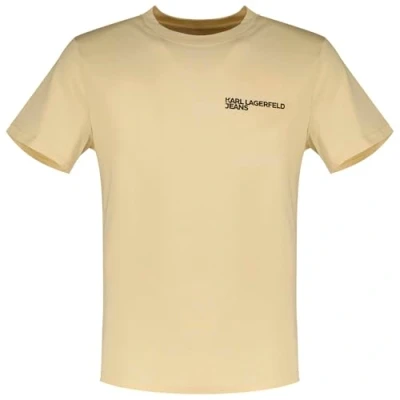 Abbildung von Karl Lagerfeld Jeans Tshirt basic, Herren, Größe: Small, Wood ash