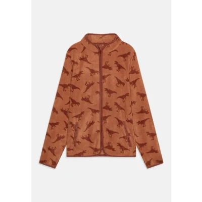 Abbildung von Playshoes Dinos Fleecejacke für Kinder, Größe: 86, Ocker
