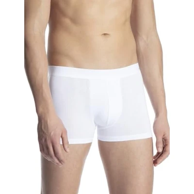 Abbildung von Calida Elastikbund Boxershorts, Herren, Größe: Small, White