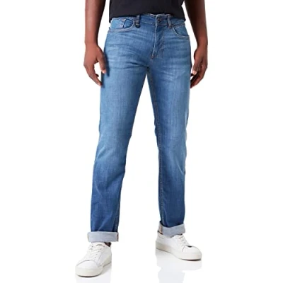 Abbildung von camel active Herren Regular Fit Houston Stretch Jeanshose 32 Dunkelblau menswear 38/32