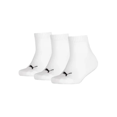 Abbildung von PUMA Unisex Kids Quarter Recycled Cotton Sock, White, 35/38 (3er Pack)