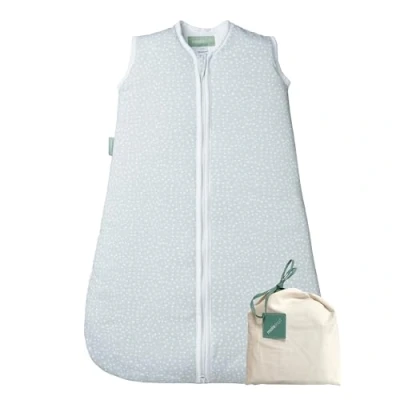 Abbildung von molis&amp;co Baby schlafsack ärmellos Ideal für den Winter Babyschlafsack tog 2.5 ohne Ärmel 100% Baumwolle (Oeko TEX 100), Premium Qualität Grey Print (70 cm, 0 6 Monate)