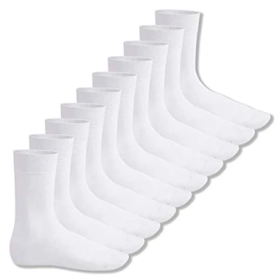 Abbildung von Footstar Herren &amp; Damen Baumwollsocken (10 Paar) Klassische Socken aus Baumwolle Everyday! Marine 35 38