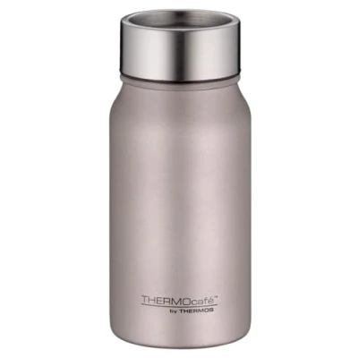 Abbildung von THERMOcafé by THERMOS TC DRINKING MUG rose mat 0,35l, Thermobecher Edelstahl, Isolierbecher, Kaffeebecher to go, auslaufsicher, 8 Stunden heiß 16 kalt, spülmaschinenfest, BPA frei
