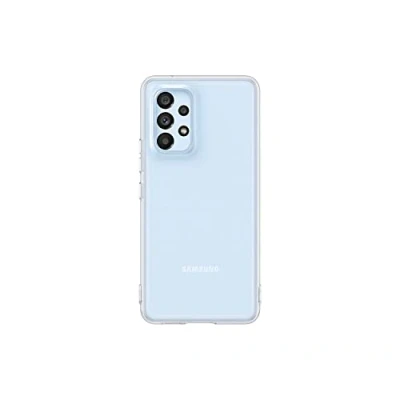 Abbildung von Samsung Soft Clear Cover EF QA536 für das Galaxy A53 5G Back Cover, Handy Hülle, stoßfest, Schutz Case, Transparent 6,5 Zoll