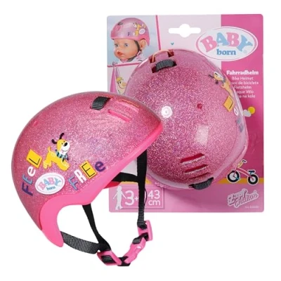 Abbildung von BABY born Fahrradhelm für 43 cm Puppen, 836835 Zapf Creation, Rosa