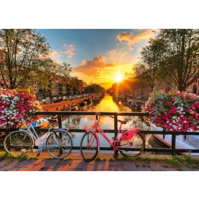 Abbildung von Ravensburger Puzzle 12000662 Fahrräder in Amsterdam 1000 Teile für Erwachsene und Kinder ab 14 Jahren, Stadt