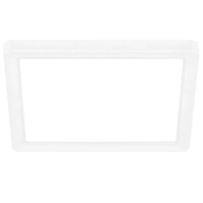 Abbildung von BRILONER LED Panel, Deckenleuchte ultra flach 28 mm, Deckenlampe mit Hintergrundbeleuchtungseffekt, 12 Watt, 1.400 Lumen, 4.000 Kelvin, Weiß, Quadratisch, 19x19cm