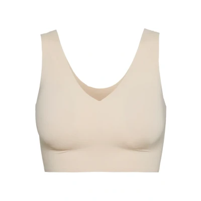 Abbildung von Schiesser Herausnehmbare PADS Invisible SOFT Bustier, Damen, Größe: 38, Nude