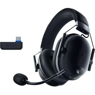 Abbildung von Razer Blackshark V2 Pro (Playstation) Kabelloses Konsolen E Sport Headset für PS5 (Triforce 50mm Treiber, HyperSpeed Wireless, FPS Audioprofile, abnehmbares HyperClear Mikrofon) Schwarz
