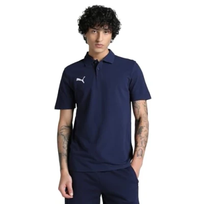 Abbildung von puma Herren Teamgoal Casuals Poloshirt, Navy White, 3XL EU