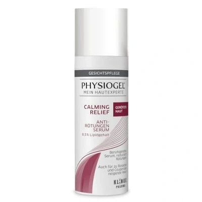 Abbildung von PHYSIOGEL Calming Relief Anti Rötungen Serum beruhigende Gesichtspflege für zu Rosacea und Couperose neigende Haut Rötung Gesichtsserum mit Ceramiden, Glycerin, AHA Endothelyol 30 ml