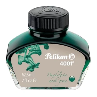 Abbildung von Pelikan Tintenglas Tinte 4001, Dunkelgrün, 62.5 ml, 1 Glas