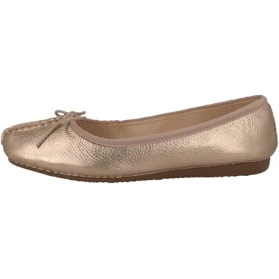 Abbildung von Clarks Damen Freckle Ice Ballerinas, Copper Metallic, 38 EU