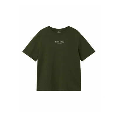 Abbildung von Name it Regular FIT Tshirt print für Kinder, Größe: 158/164, Rifle green