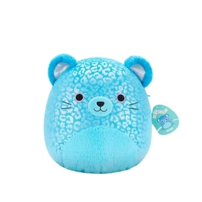 Abbildung von Squishmallows Kuscheltier Sarge der blaue Jaguar 30 cm Blau