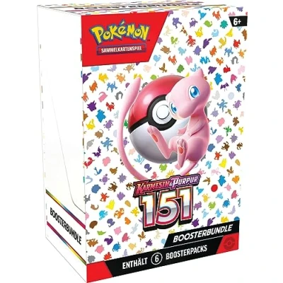 Abbildung von Pokémon Sammelkartenspiel: Boosterbundle Karmesin &amp; Purpur 151 (6 Boosterpacks)