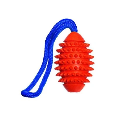 Abbildung von Karlie Ruffus Vollgummi Aqua Football L: 26 cm ø: 9 orange