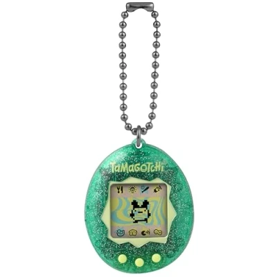 Abbildung von Bandai Original Tamagotchi Color Collection Green Elektronisches virtuelles Haustier mit Farbdisplay Interaktives Spielzeug Grünes Kinder ab 8 Jahren 46010