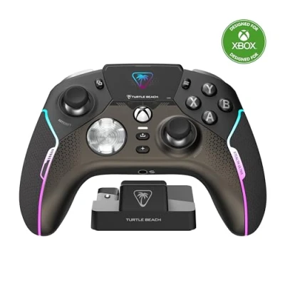 Abbildung von Turtle Beach Stealth Ultra Wireless Hochleistungs Gaming Controller mit Schnellladedock, Anpassbare Trigger Stop und Befehlsanzeige für Xbox Series XS, One PC [Offiziell Lizenziert Xbox]