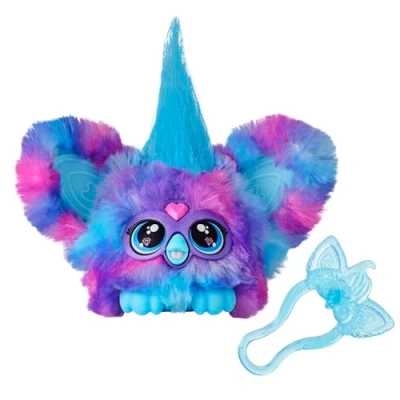 Abbildung von Furby Furblets Luv Lee Mini, K POP Musik &amp; Sätze in Furbisch (über 45 Geräusche), Kuscheltier Pink Lila Blau, für Kinder ab 6 Jahren