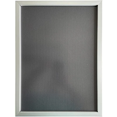 Abbildung von Albyco Klapprahmen, Plakatrahmen, Wechselrahmen, A3 Easy Click System Fotorahmen, Posterrahmen, Frame, Rahmen Format 29,7 x 42 cm Dicke des Rahmens 25 mm Farbe: Aluminium Metall