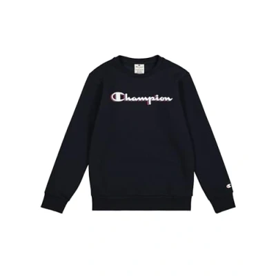Abbildung von Champion Jungen Legacy Boy Big Logo Sweatshirt, Blue (Bs501), 9 10 Jahre