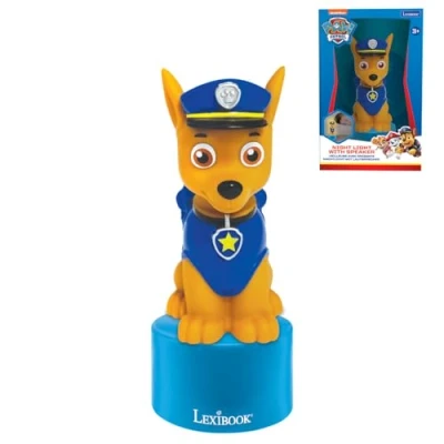 Abbildung von Lexibook, Paw Patrol, Chase Nachtlicht mit Lautsprecher, Weiches Licht, Batteriebetrieben, Blau, NS01PA