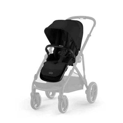 Abbildung von CYBEX Gold Sitzeinheit für Kinderwagen GAZELLE S und e S, Ab Geburt bis ca. 4 Jahre, Moon Black