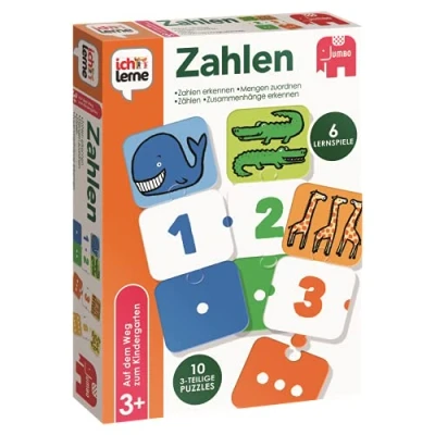 Abbildung von Jumbo Spiele 19547 ich lerne Zahlen Lernspiel für Kinder ab 3 Jahren 1 bis 4 Spieler