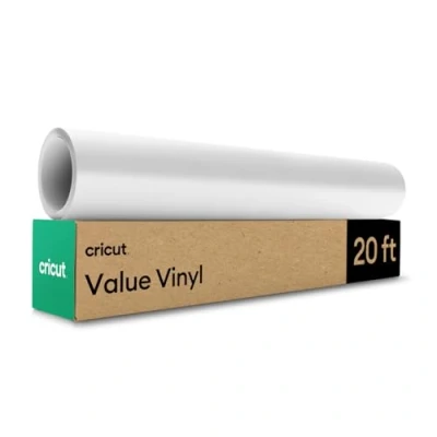 Abbildung von Cricut Value Vinyl Matt, Weiß 30,5 cm x 609,6