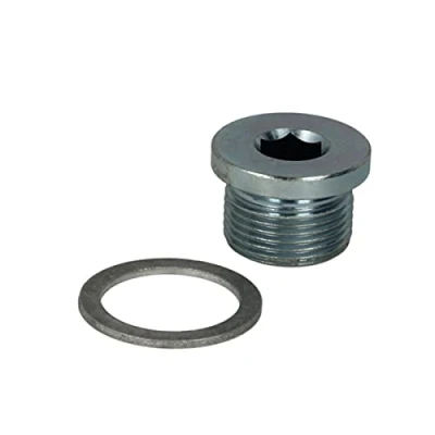 Abbildung von febi bilstein 37944 Ölablassschraube mit Dichtring, 1 Stück, Silber