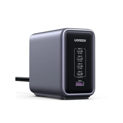 Abbildung von UGREEN USB C Ladegerät, Nexode 300W Charger PD 3.1 GaN Netzteil 5 Ports PPS kompatibel mit MacBook Pro 2021 16&quot;, Air, Surface Book, iPhone 16 Max,