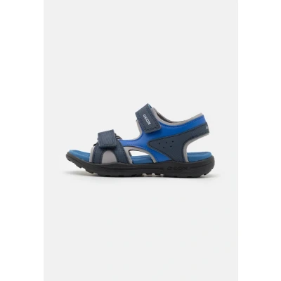 Abbildung von Geox J Vaniett BOY Trekkingsandale für Kinder, Größe: 35, Navy/royal Schuhe