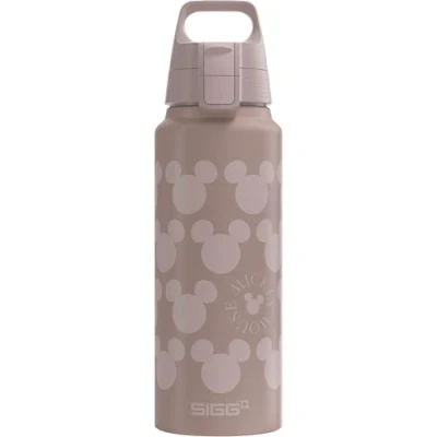 Abbildung von SIGG Alu Trinkflasche WMB Pathfinder Mickey Mouse Disney Klimaneutral Zertifiziert Für Kohlensäurehaltige Getränke Geeignet Auslaufsicher Federleicht BPA frei Outdoor Taupe 1L