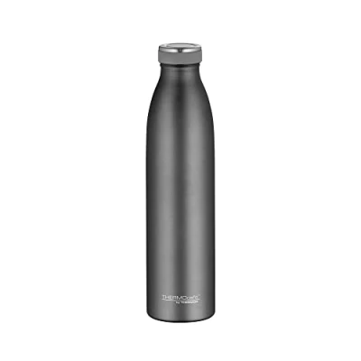Abbildung von TC BOTTLE 0,75l, stone grey, Thermosflasche aus Edelstahl, 12 h heiß / 24 kalt, absolut dicht für Schule, Büro, by THERMOS, direkt Edelstahl trinken, Wasserflasche kohlensäurefest, Trinkflasche