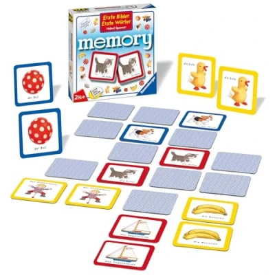 Abbildung von Ravensburger Kinderspiele, 88688 Erste Bilder Wörter memory®, mit Motiven aus dem Kinderbuchvon Helmut Spannner, Spielzeug ab 2 Jahren