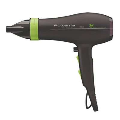 Abbildung von Rowenta CV6030 Haartrockner Eco Intelligence Instant Dry Luftstrom Booster (Wackeldüse) für breit gefächerten 1500 W 3 Temperaturen 2 Geschwindigkeiten Kaltstufe, Schwarz