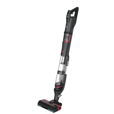 Abbildung von HOOVER HFX Akku Staubsauger mit LED Licht, bis 120 m² saugen I kabellos CORNER GENIE™ zum Reinigen von Ecken &amp; Kanten ANTI TWIST gegen Verheddern eingesaugter Haare [HFX10H]