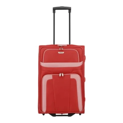 Abbildung von paklite Reisekoffer mit 2 Rollen, Rollkoffer mittelgroß, Orlando, klassischer Weichschalen Trolley im zeitlosen Design, 63 cm, 58 Liter