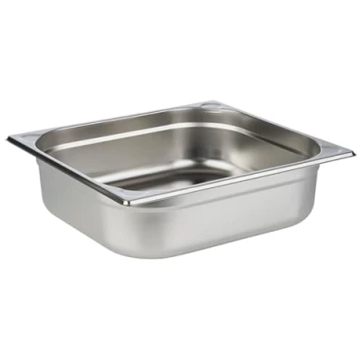 Abbildung von APS 81704 GN 2/3 Behälter, Edelstahl, 35,4 x 32,5 cm, Tiefe 100 mm, 8,4 Liter
