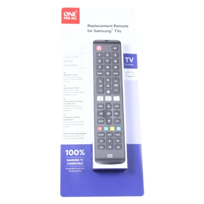 Abbildung von One for All Samsung TV Fernbedienung Funktioniert mit Allen Smart die ideale Ersatzfernbedienung URC4910