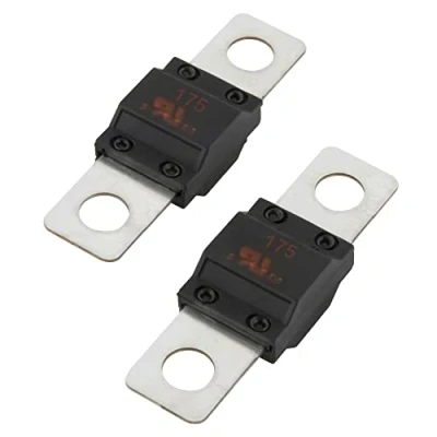 Abbildung von 2 Stück SeKi Midi Schraubsicherung Hochstromsicherung 175A Ampere bis 32V DC KFZ Auto LKW Streifensicherung