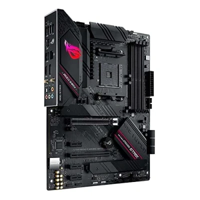 Abbildung von ASUS ROG Strix B550 F Gaming WI FI II Mainboard Sockel AMD AM4 (AMD B550, ATX, PCIe 4.0, WiFi 6E, SATA 6Gbit/s, USB 3.2 Gen 2, Aura Sync, Two Way AI Noise Cancelation)