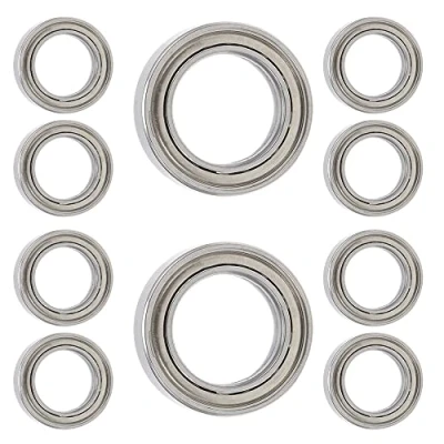 Abbildung von 10 Stück MR63 ZZ Kugellager 3 mm x 6 2.5 doppelt geschützte Rillenkugellager für DIY, Drehbänke, Motoren, 3D Drucker, Fräsmaschinen, verschiedene mechanische Geräte, etc.